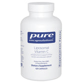Pure Encapsulations frasco delantero mostrando etiqueta y contenedor, presenta confianza