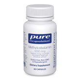 Pure Encapsulations frasco frontal mostrando etiqueta clara y beneficio de pureza