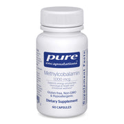 Pure Encapsulations frasco frontal mostrando etiqueta clara y beneficio de pureza