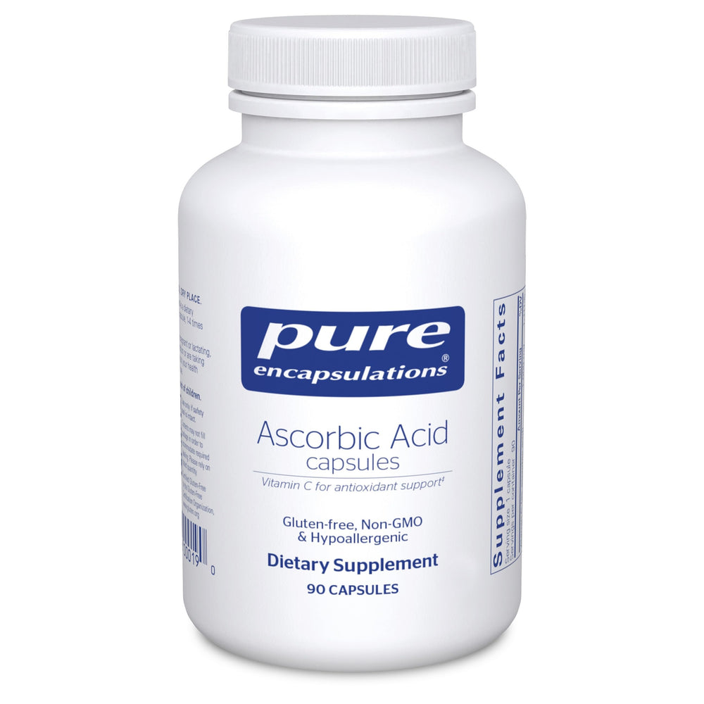 Pure Encapsulations envase frontal mostrando nombre y formato, claridad de marca
