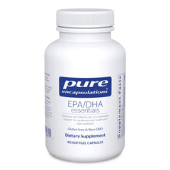 Pure Encapsulations frente del envase mostrando 90 cápsulas, confianza en la pureza
