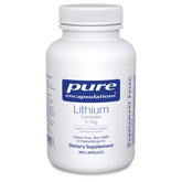 Pure Encapsulations frasco frontal mostrando 180 cápsulas y beneficios