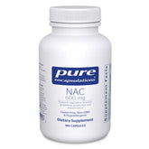 Pure Encapsulations frasco frontal mostrando 180 cápsulas y pureza
