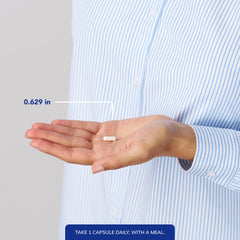 Pure Encapsulations capsule serving on spoon indicating convenient daily dose
