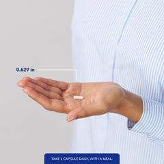 Pure Encapsulations cápsula en mano para verportabilidad y dosis diaria