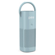 Pure Enrichment PureZone Mini frontal en Starlight Blue mostrando diseño portátil y limpieza rápida