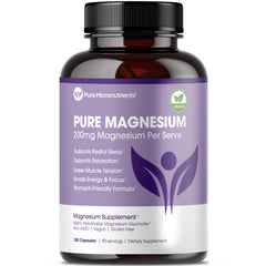 Pure Micronutrients bote frontal mostrando etiqueta y beneficios