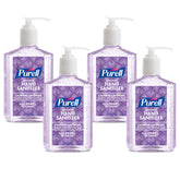 Purell botella frontal lavanda mostrando diseño y identificación del producto