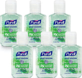 Purell frasco frontal de viaje mostrando tamaño y tapa práctica