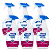 PURELL front packaging showing six 32 fl oz bottles and labels for easy identification and supply planning