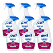 PURELL front packaging showing six 32 fl oz bottles and labels for easy identification and supply planning