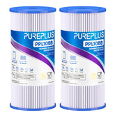 PUREPLUS front view of two-pack replacement filters showing packaging and model