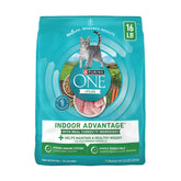 Purina ONE front of bag showing weight control benefits and real turkey