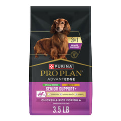 Purina Pro Plan imagen frontal del empaque mostrando la fórmula senior