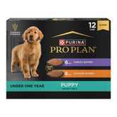 Purina Pro Plan Development front packaging showing variety pack and benefits