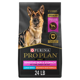 Purina Pro Plan front pack showing nutrition and large-breed focus for confidence