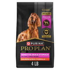 Purina Pro Plan frente de la bolsa mostrando fórmula salmón y beneficios claros
