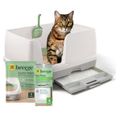 Purina Tidy Cats bandeja XL frontal mostrando espacio y comodidad para gatos