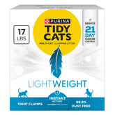 Purina Tidy Cats front packaging showing product benefits and size