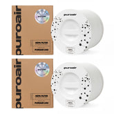 PuroAir front packaging showing two genuine 240 filters and benefits
