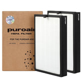 PuroAir front packaging showing genuine 400 two-pack and authenticity seal for confidence