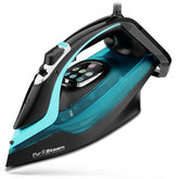 PurSteam SteamTech front view showing ergonomic handle and sleek profile for comfortable ironing