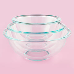 Detalle de la textura del vidrio Pyrex, superficie fácil de limpiar y sin manchas