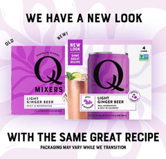 Q MIXERS espuma y textura carbonatada para sensación refrescante