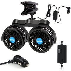QIFUN vista frontal del ventilador mostrando diseño compacto y potencia