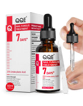 QQE envase frontal mostrando el diseño y tamaño práctico