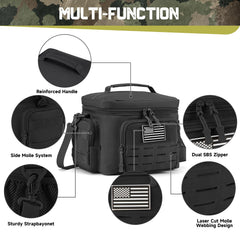 QT&QY detalle MOLLE corte láser para acoplar accesorios tácticos