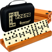 Queensell front of case with secure handle showing portability and protection