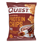 Quest front pack showing BBQ flavor and 19g protein benefit