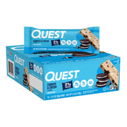 Quest front packaging showing carton and branding for easy storage benefit