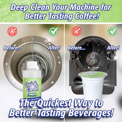 Quick & Clean botella de desincrustante 8oz lista para dos aplicaciones y mantenimiento profundo