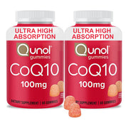 Qunol jar front label showing product name and 120-count benefit