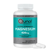 Qunol envase frontal mostrando 420 mg y etiqueta clara, ideal para elegir fácilmente