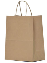 Qutuus front view of 100-pack kraft bag set showing neat finish and practicality