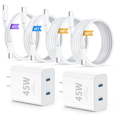 QZIIW cargador 45W frontal mostrando diseño compacto y potencia
