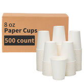 RACETOP front pack of 500 8oz cups showing value and quantity