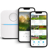 Rachio front panel showing clean design and easy install benefit
