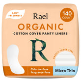 Rael empaque frontal mostrando 140 unidades y beneficios de confort