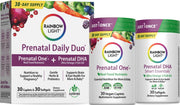 Rainbow Light front packaging showing both caplets and softgels for convenient daily use
