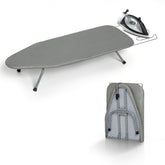 RAINHOL front view of tabletop ironing board showing stable surface and compact design