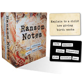 Ransom Notes front packaging showing game box and branding for easy storage
