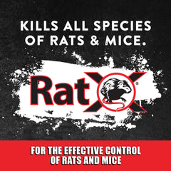 RatX pellets colocados en interior junto a zócalo reduciendo actividad