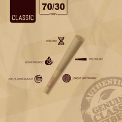 RAW primer plano de un cono con punta incluida listo para rellenar y usar
