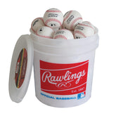 Rawlings cubeta frontal con 24 pelotas y apariencia profesional
