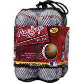 Rawlings front packaging showing 12 balls and bag, ideal for practice