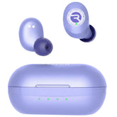 Raycon front packaging in purple showing model and key features for easy selection
